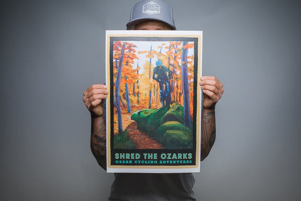 SPINE | SHRED THE OZARKS Print